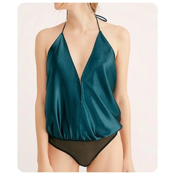 Free People Tops - Intimately Free People So Fine in Shine Emerald